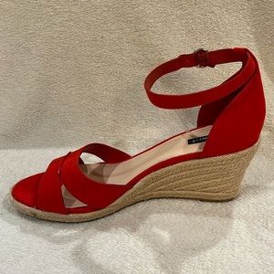 Nine West 11M Red Espadrille Sandal